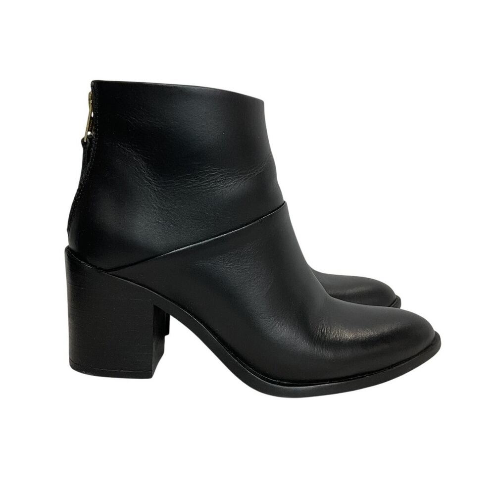 Nisolo Sleek Black Dari Commuter Ankle Boots Size 6.5